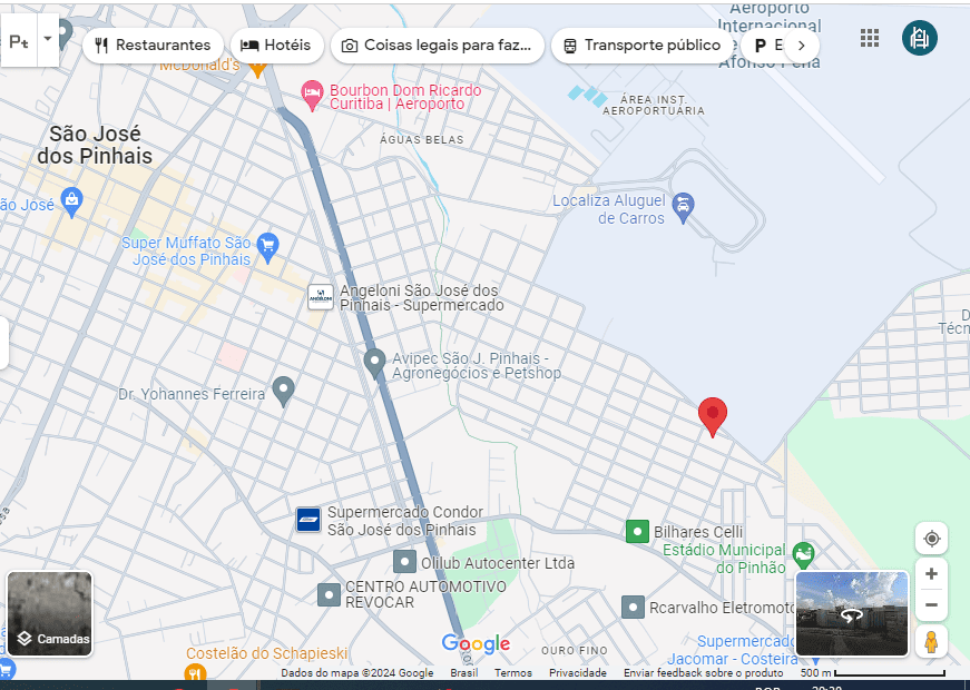 Mapa de localização.